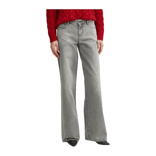 Guess - Jeans > Wide Jeans - Gray - Guess - Modalova