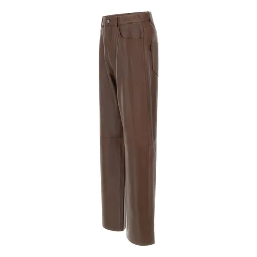 Trousers > Leather Trousers - - Haikure - Modalova