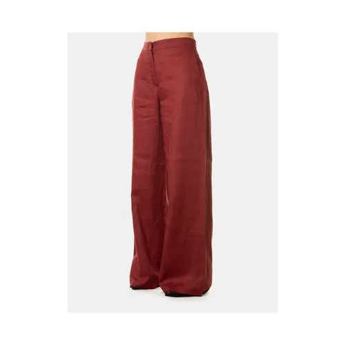 Trousers > Wide Trousers - - Max Mara Studio - Modalova