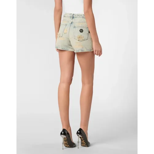 Shorts > Denim Shorts - - Philipp Plein - Modalova