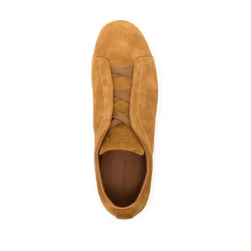 Zegna - Shoes > Sneakers - Brown - Zegna - Modalova