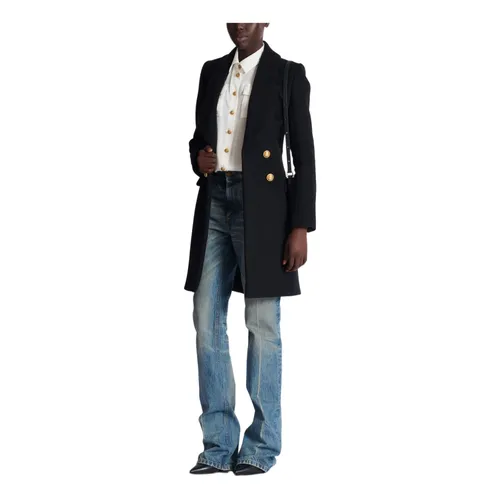 Coats > Double-Breasted Coats - - Balmain - Modalova
