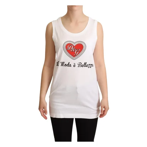 Tops > Sleeveless Tops - - Dolce & Gabbana - Modalova