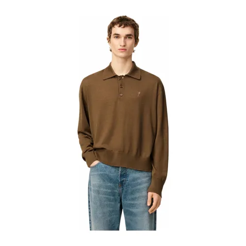 Knitwear > V-neck Knitwear - - Ami Paris - Modalova