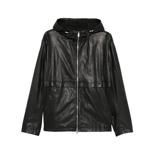 Jackets > Leather Jackets - - Tagliatore - Modalova