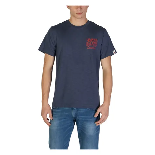 Replay - Tops > T-Shirts - Blue - Replay - Modalova