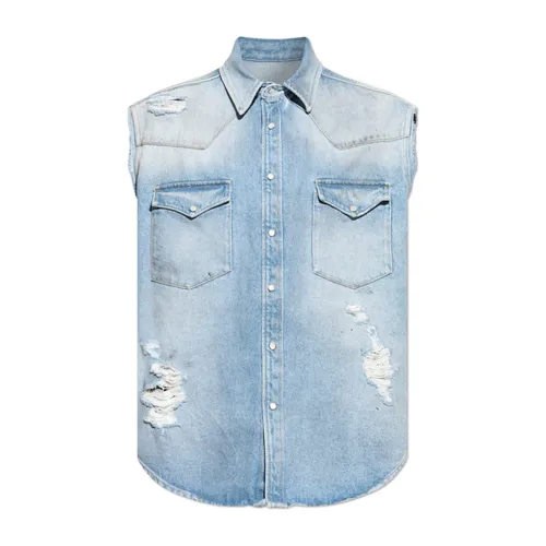Shirts > Denim Shirts - - MM6 Maison Margiela - Modalova