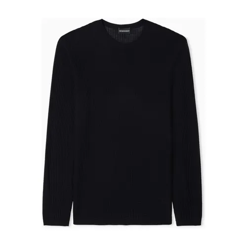 Knitwear > Round-neck Knitwear - - Emporio Armani - Modalova