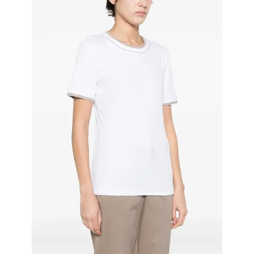 Tops > T-Shirts - - Peserico - Modalova