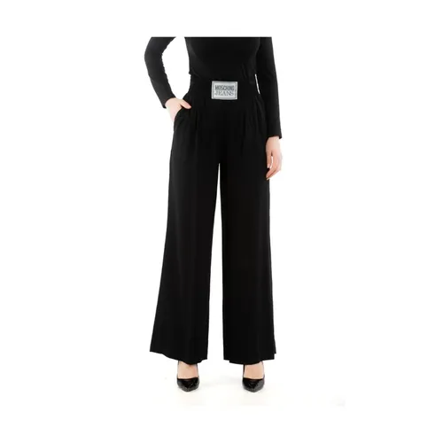 Trousers > Wide Trousers - - Moschino - Modalova