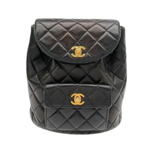 Pre-owned > Pre-owned Bags > Pre-owned Backpacks - - Chanel Vintage - Modalova
