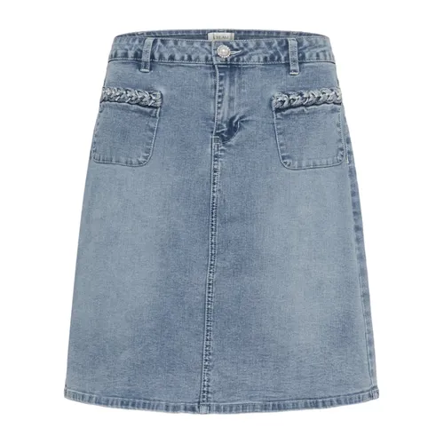 Skirts > Denim Skirts - - Cream - Modalova