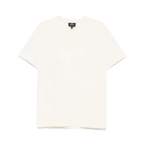 A.p.c. - Tops > T-Shirts - White - A.p.c. - Modalova