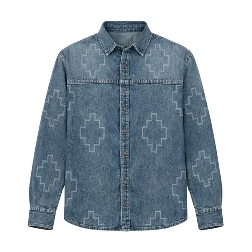 Shirts > Denim Shirts - - Marcelo Burlon - Modalova