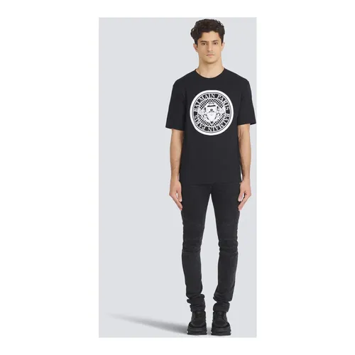 Balmain - Tops > T-Shirts - Black - Balmain - Modalova