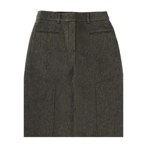 Trousers > Wide Trousers - - Ganni - Modalova