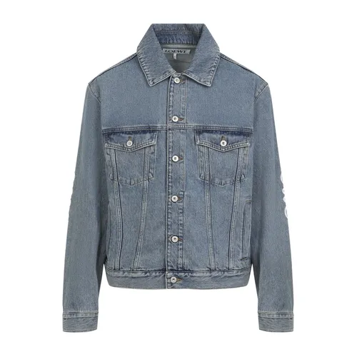 Jackets > Denim Jackets - - Loewe - Modalova