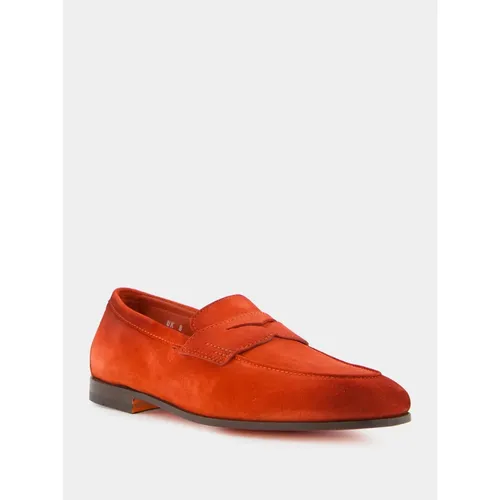 Shoes > Flats > Loafers - - Santoni - Modalova