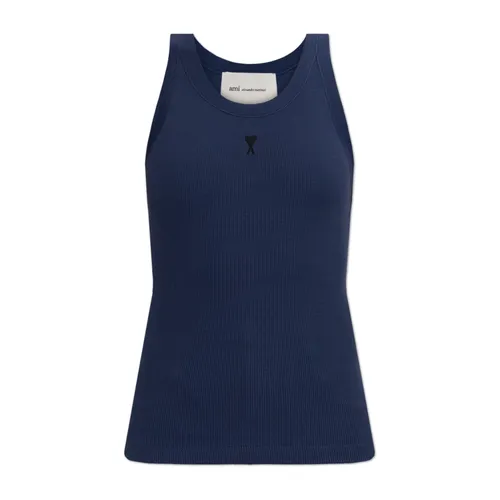 Tops > Sleeveless Tops - - Ami Paris - Modalova