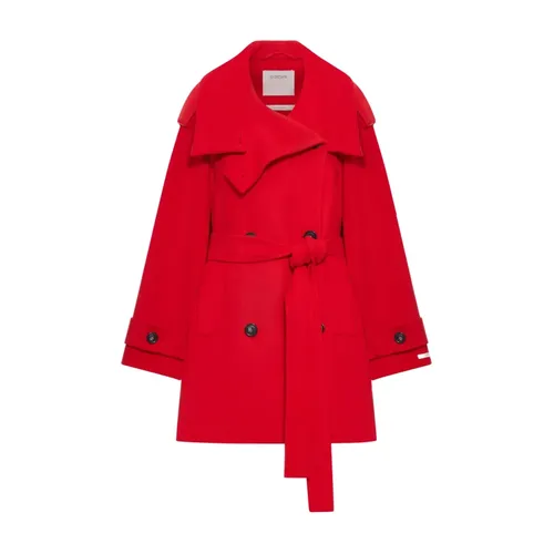 Coats > Double-Breasted Coats - - Sportmax - Modalova