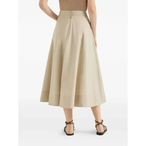 Skirts > Midi Skirts - - Brunello Cucinelli - Modalova