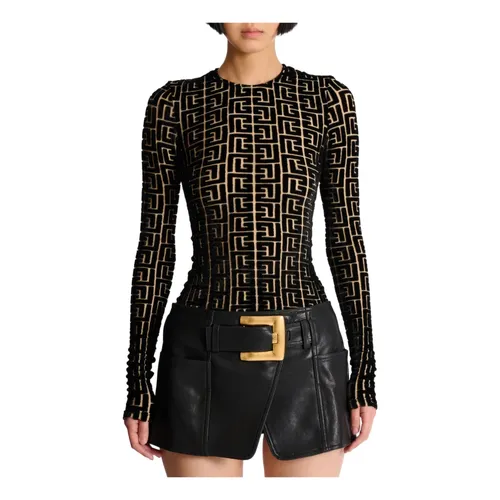Tops > Long Sleeve Tops - - Balmain - Modalova
