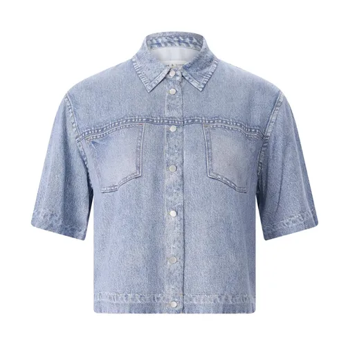 Blouses & Shirts > Denim Shirts - - Rag & Bone - Modalova