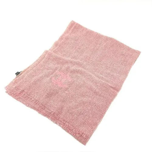 Pre-owned > Pre-owned Accessories > Pre-owned Scarves - - Chanel Vintage - Modalova