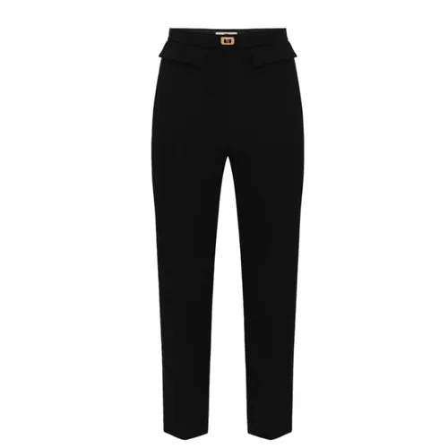 Trousers > Cropped Trousers - - Elisabetta Franchi - Modalova