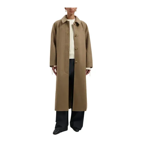 Coats > Single-Breasted Coats - - Olaf Hussein - Modalova