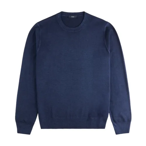 Knitwear > Round-neck Knitwear - - Fay - Modalova