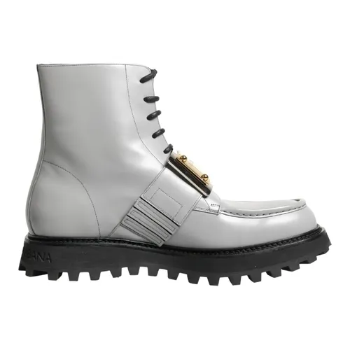 Shoes > Boots > Lace-up Boots - - Dolce & Gabbana - Modalova