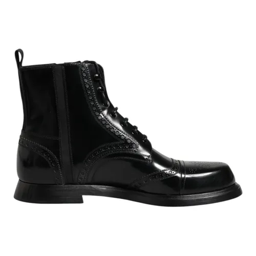 Shoes > Boots > Lace-up Boots - - Dolce & Gabbana - Modalova