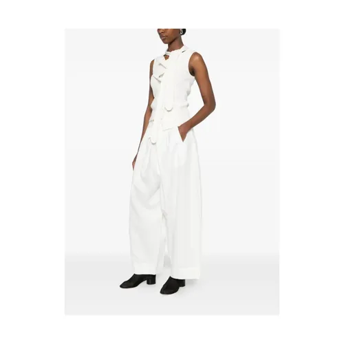 Trousers > Wide Trousers - - Niccolò Pasqualetti - Modalova