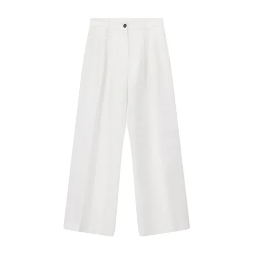 Trousers > Wide Trousers - - Massimo Alba - Modalova