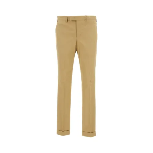Pt01 - Trousers > Chinos - Beige - Pt01 - Modalova