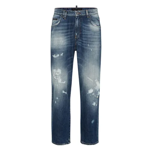 Jeans > Straight Jeans - - Philipp Plein - Modalova