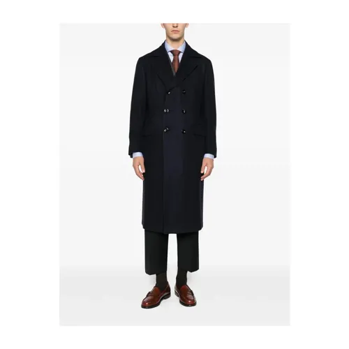 Coats > Double-Breasted Coats - - Kiton - Modalova