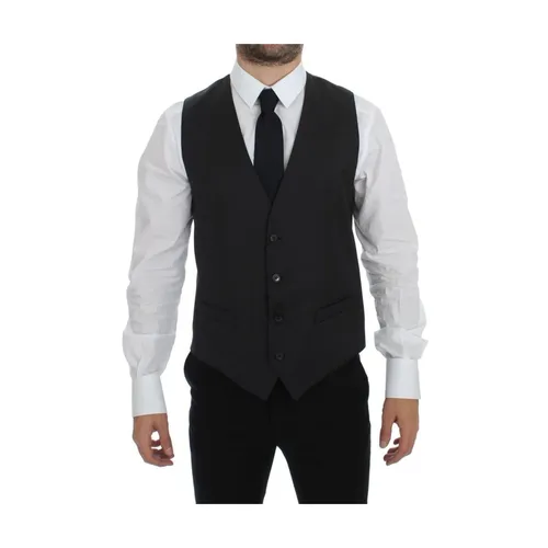 Suits > Suit Vests - - Dolce & Gabbana - Modalova