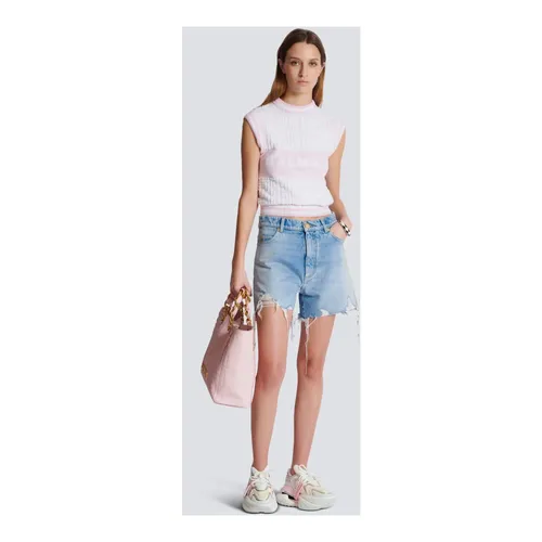 Shorts > Denim Shorts - - Balmain - Modalova