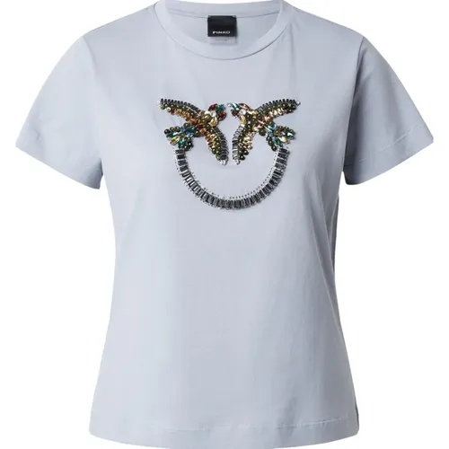 Pinko - Tops > T-Shirts - Blue - Pinko - Modalova