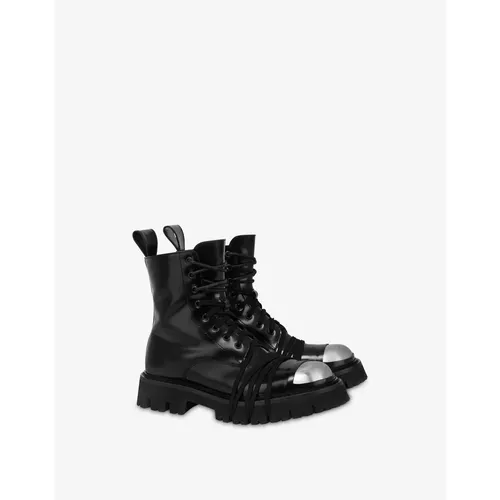 Shoes > Boots > Lace-up Boots - - Moschino - Modalova