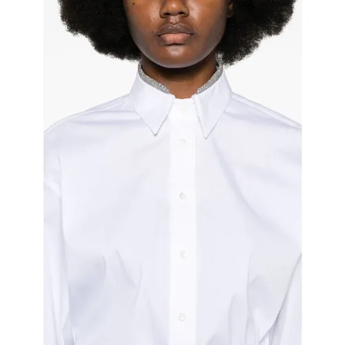 Blouses & Shirts > Shirts - - Brunello Cucinelli - Modalova