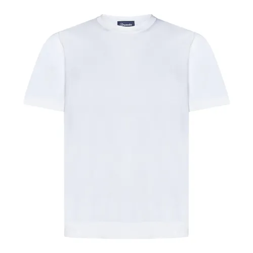 Drumohr - Tops > T-Shirts - White - Drumohr - Modalova
