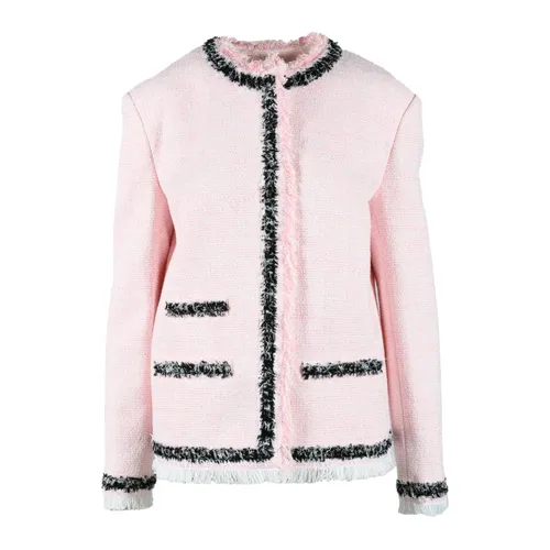 Jackets > Tweed Jackets - - Msgm - Modalova