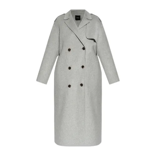 Coats > Double-Breasted Coats - - Theory - Modalova
