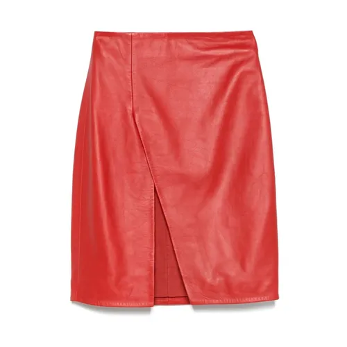 Skirts > Leather Skirts - - Loulou Studio - Modalova