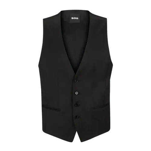 Hugo - Suits > Suit Vests - Black - Hugo - Modalova