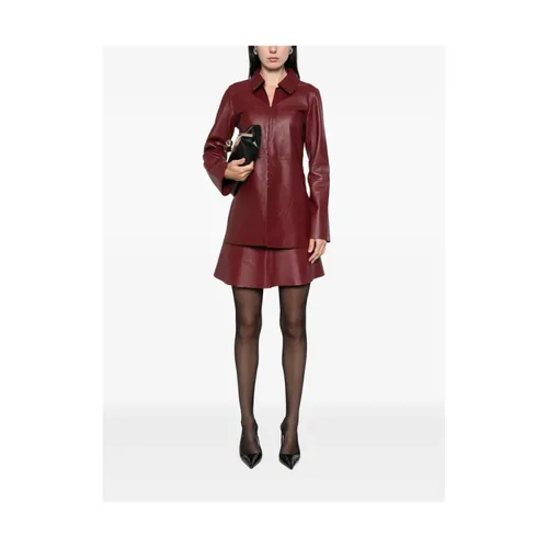 Jackets > Leather Jackets - - By Malene Birger - Modalova