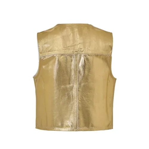 Ganni - Jackets > Vests - Yellow - Ganni - Modalova